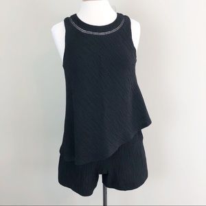 Anthro Elevenses Santa Ana Sleeveless Romper